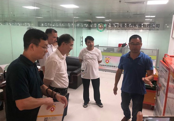 種業(yè)小鎮(zhèn)--河源市科學技術局領導考察金稻農(nóng)業(yè)設備